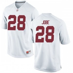 Men's Alabama Crimson Tide #28 Josh Jobe White Replica NCAA College Football Jersey 2403VIIH1